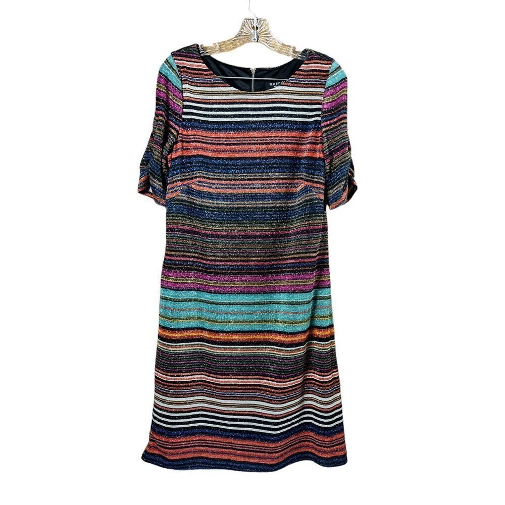Perceptions New York Women's Multicolor Sparkle Dress
